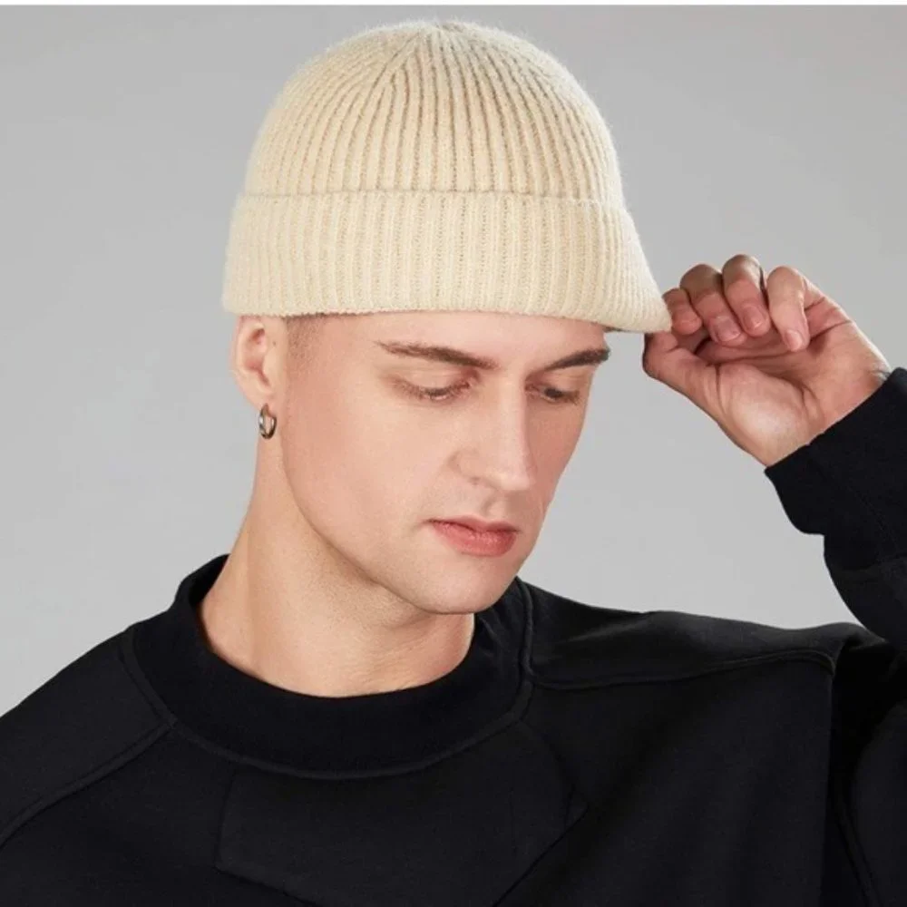 Wool Watch Fisherman Beanie Cap